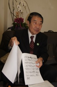 四月下旬、訪米調査を行なった山田正彦元農林水産大臣。（撮影／横田一）