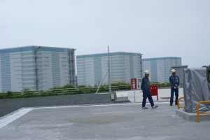 福島第二原発の原子炉建屋。（写真／島田健弘）
