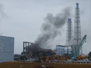 福島第一原子力発電所３号機（2011年3月21日、提供／東京電力）  