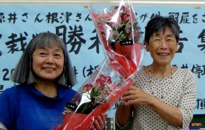 裁判勝利報告集会での根津公子さん（右）と河原井純子さん。（撮影／松原明）