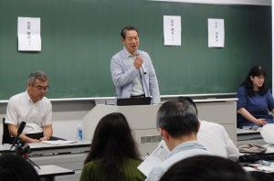 イラク戦争の教訓から学ぶことの必要性を説く柳澤協二元内閣官房副長官補。（撮影／志葉玲）