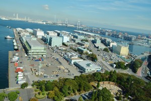 ＩＲの有力候補地の一つ、横浜港の山下埠頭（神奈川県）。（撮影／横田一）